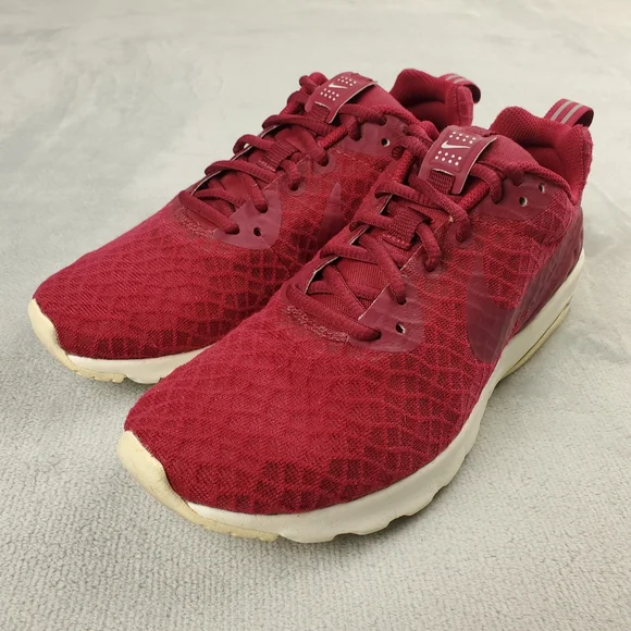Nike Air Max Motion Womens 8 Gym Shoes Athletic Sneakers Burgundy Red 844895-660 - Picture 2 of 13